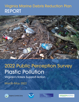 cover page of 2022 Public Perception Survey on Plastic Pollution, March-May 2022, 